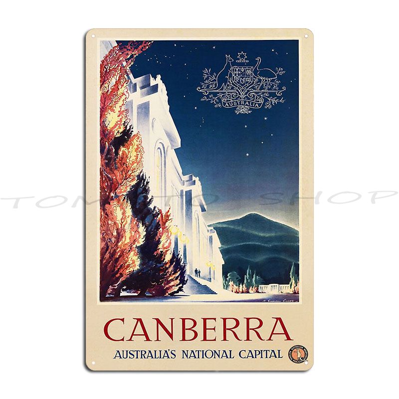 Canberra Vintage & Collectible Centre Reviews - Посетите Канберру, Австралия. Винтажная металлическая табличка-постер