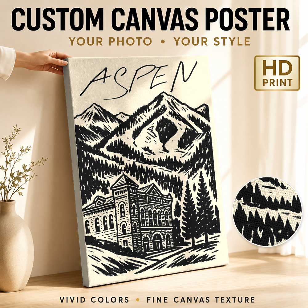 Vintage Collectible Posters - Винтажный постер на холсте с изображением