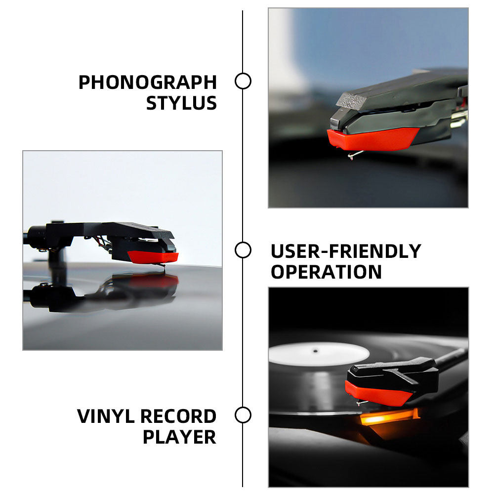 2 шт. черные иглы для проигрыв – обзор и цена Record Player Needle