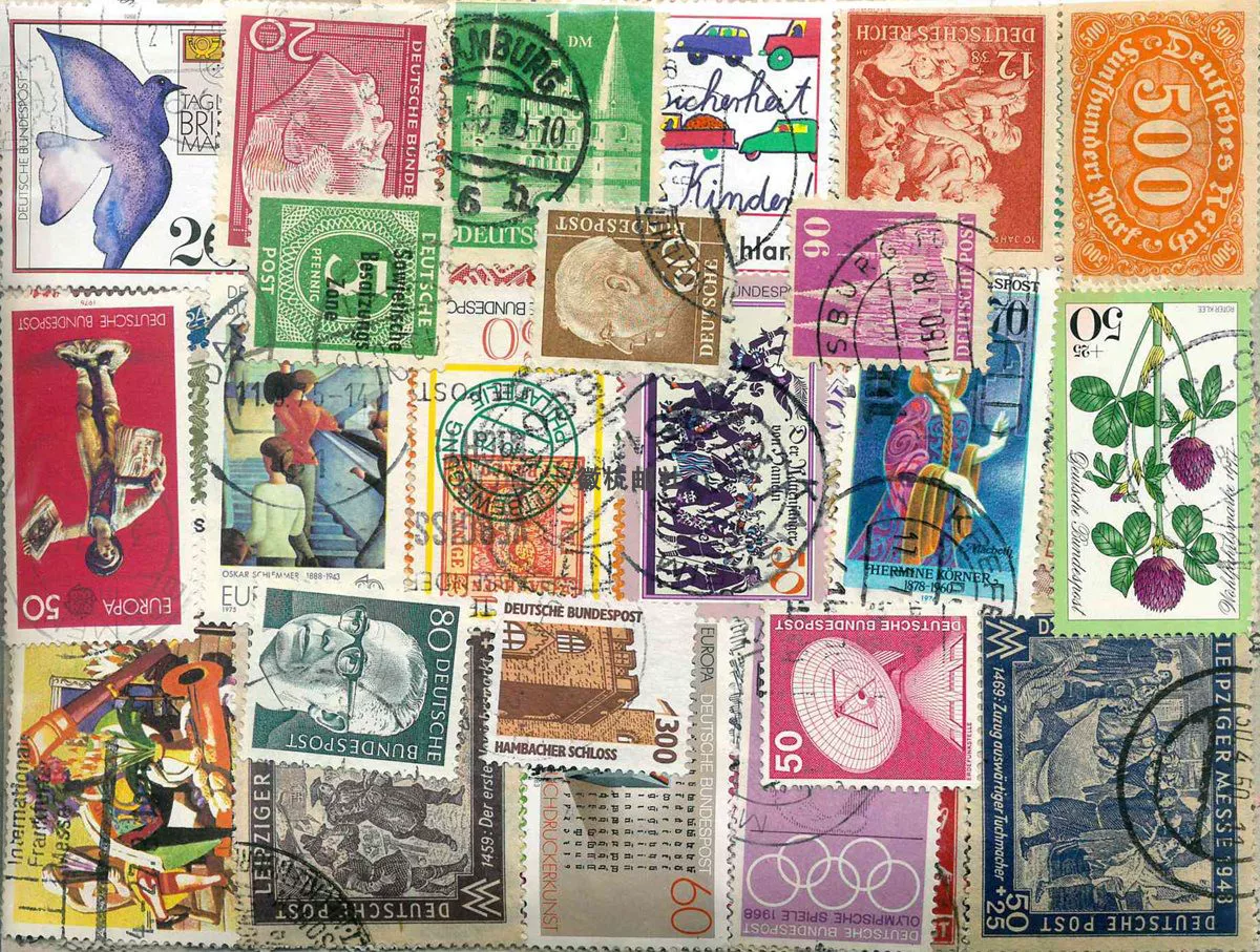 Винтажные почтовые марки ФРГ З – обзор и цена Collectible Vintage Postage Stamps