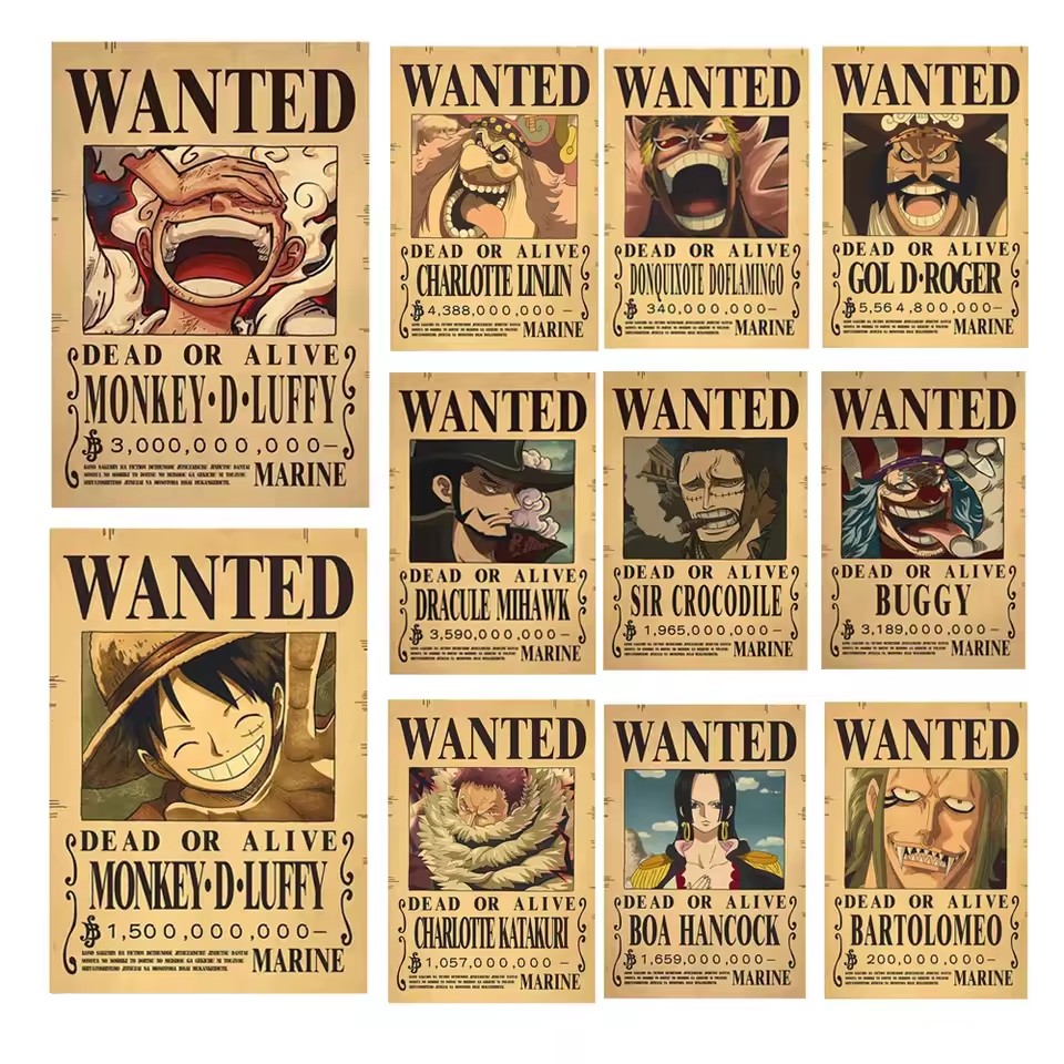 Аниме-постеры «One Piece»: пла – обзор и цена Vintage Collectible Toys